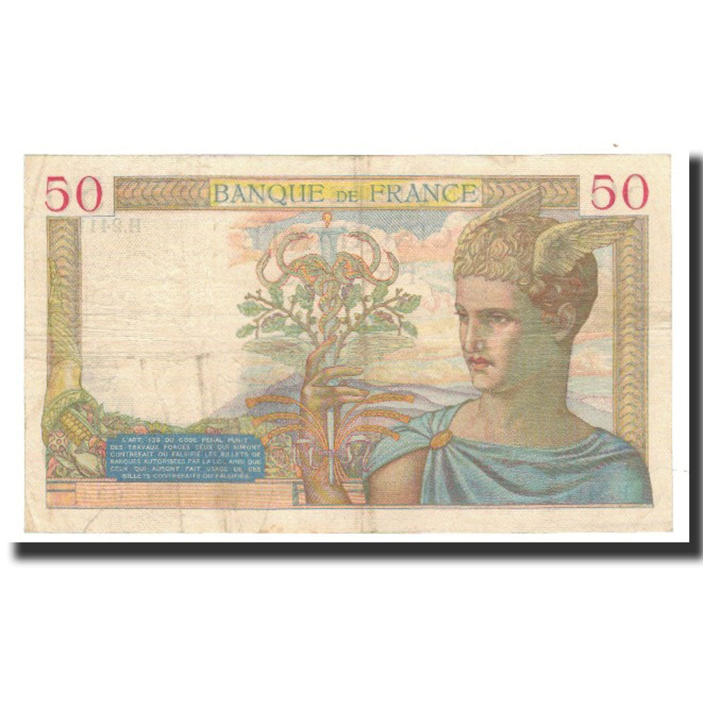 Francia, 50 Francs, 1935-08-14, BB, Fayette:17.14, KM:81