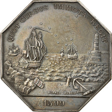 France, Token, Chambre de Commerce de Marseille, 1775, Dubois.A, MS(63), Silver