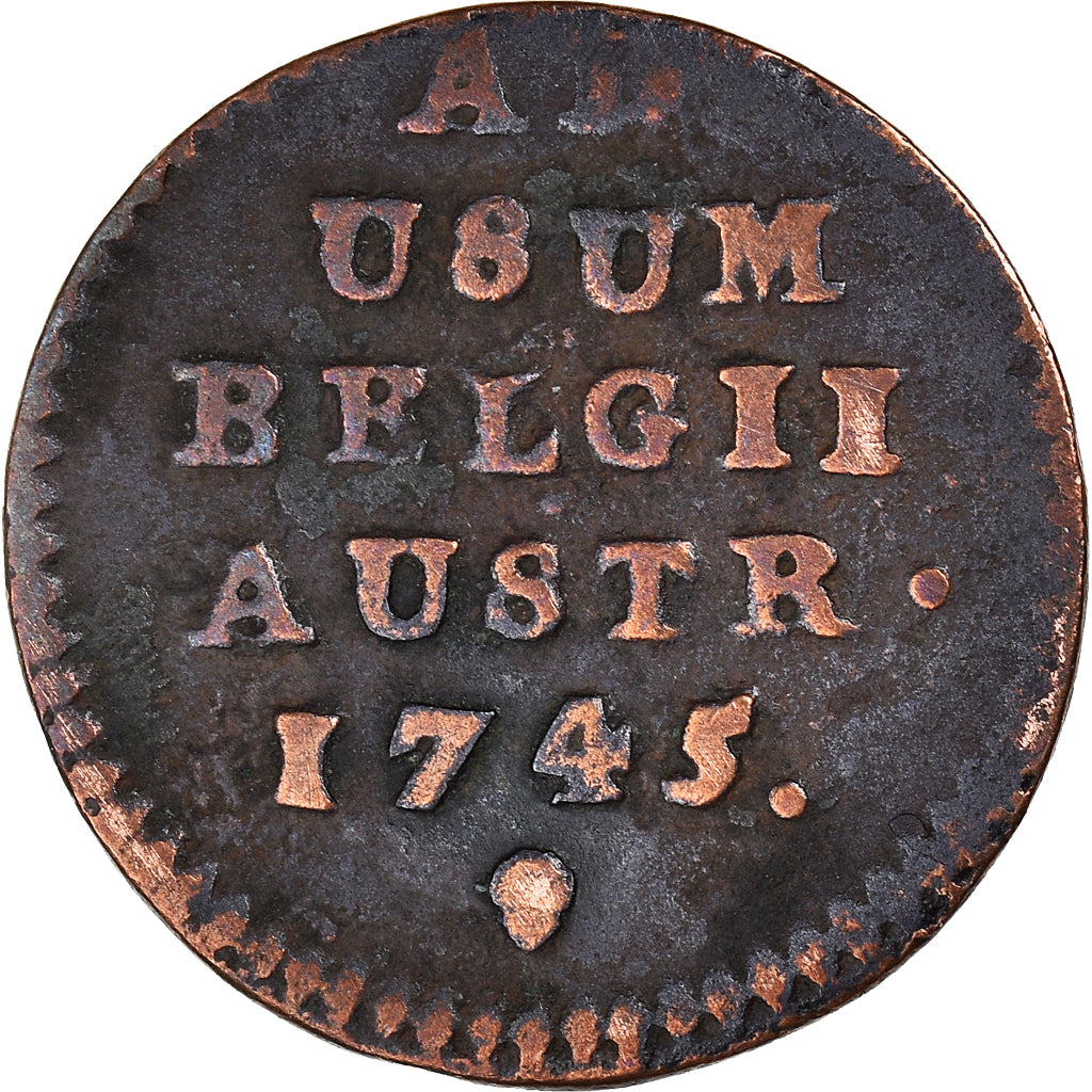 Coin, AUSTRIAN NETHERLANDS, Maria Theresa, Liard, Oord, 1745, Brussels