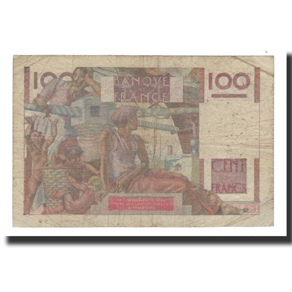 Frankrijk, 100 Francs, 1952-10-02, B+, Fayette:28Bis/1, KM:128d