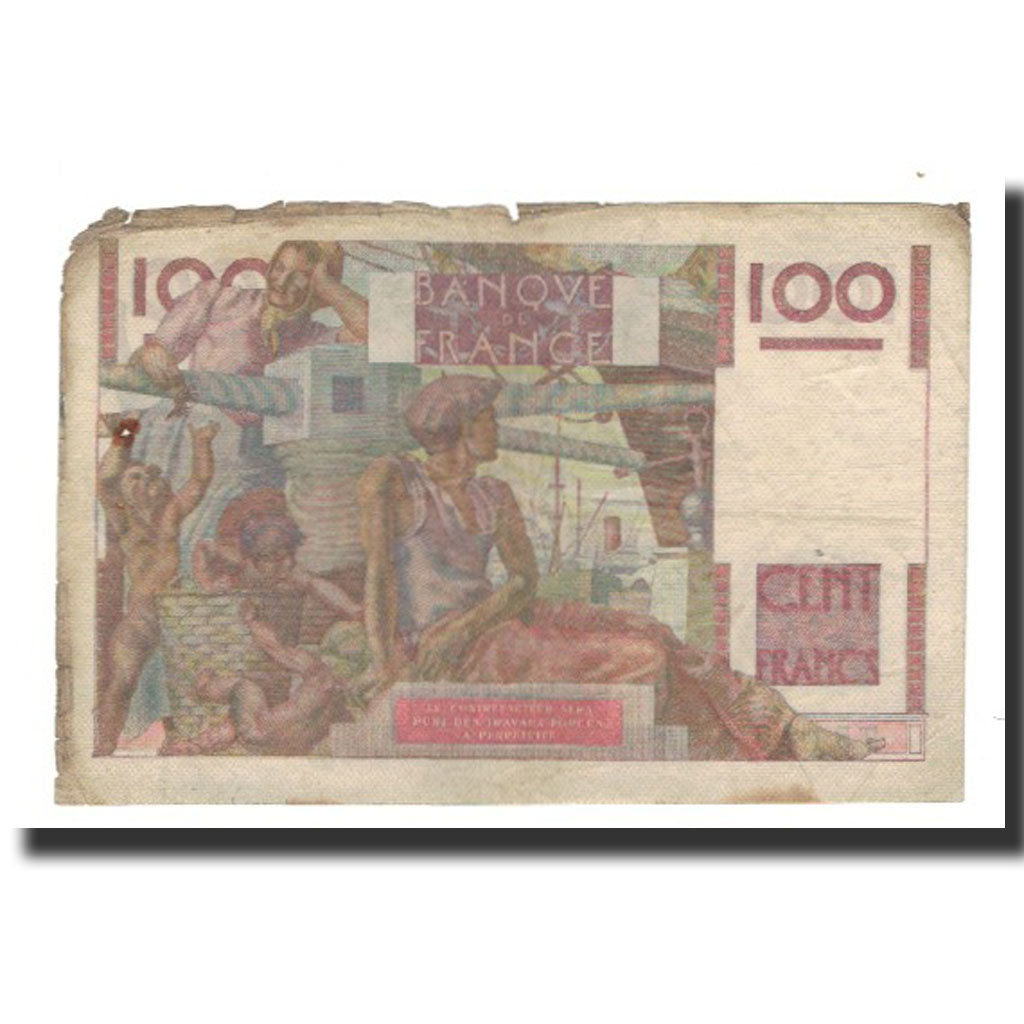 Francja, 100 Francs, 1953-08-06, F(12-15), Fayette:28.38, KM:128e