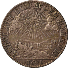France, Royal, Token, 1601, AU(50-53), Silver, Feuardent #8256, 5.07