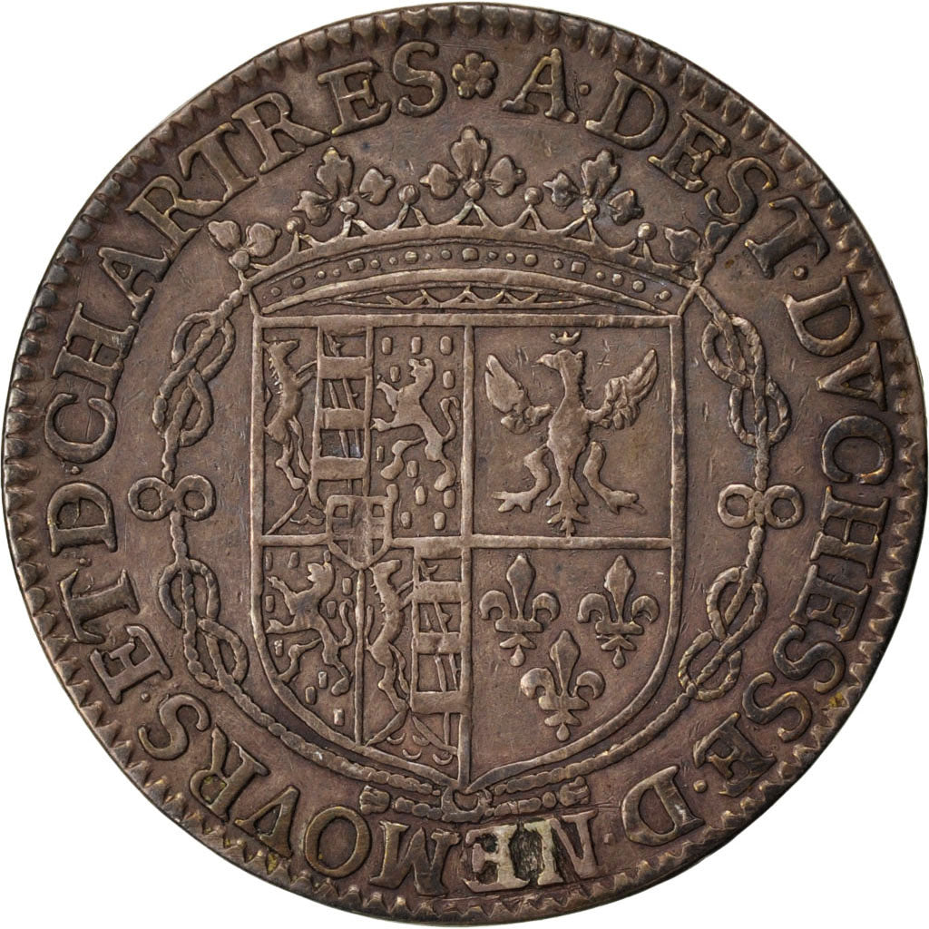 France, Royal, Token, 1601, AU(50-53), Silver, Feuardent #8256, 5.07