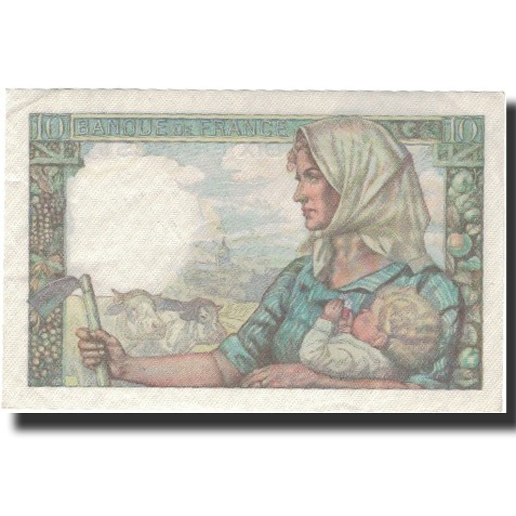 France, 10 Francs, 1945-04-19, AU(55-58), Fayette:8.13, KM:99b