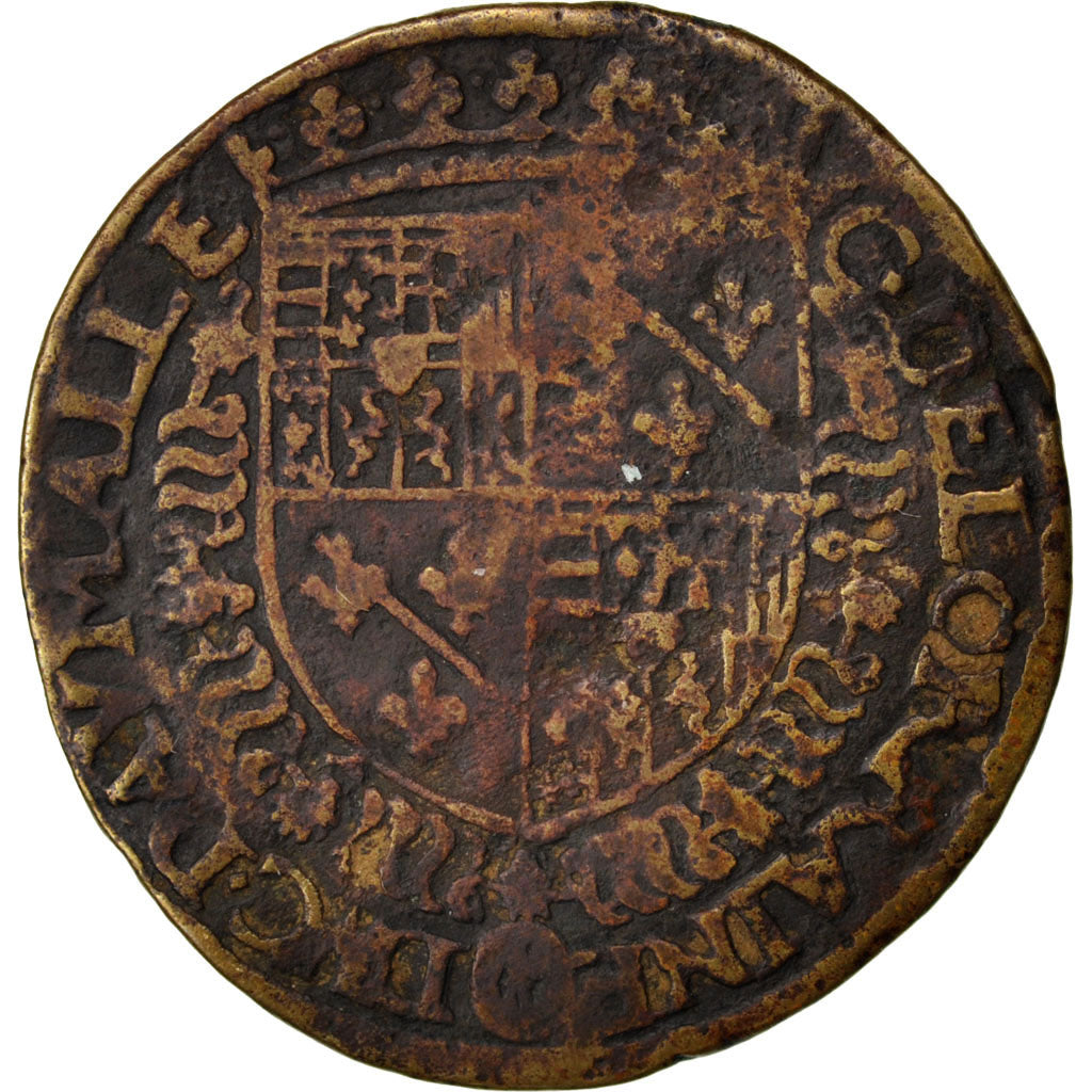 France, Royal, Token, VF(20-25), Copper, Feuardent #7635, 4.41