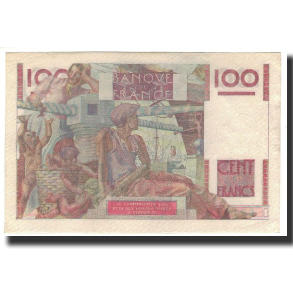 France, 100 Francs, 1946-10-03, UNC(60-62), Fayette:28.9, KM:128a