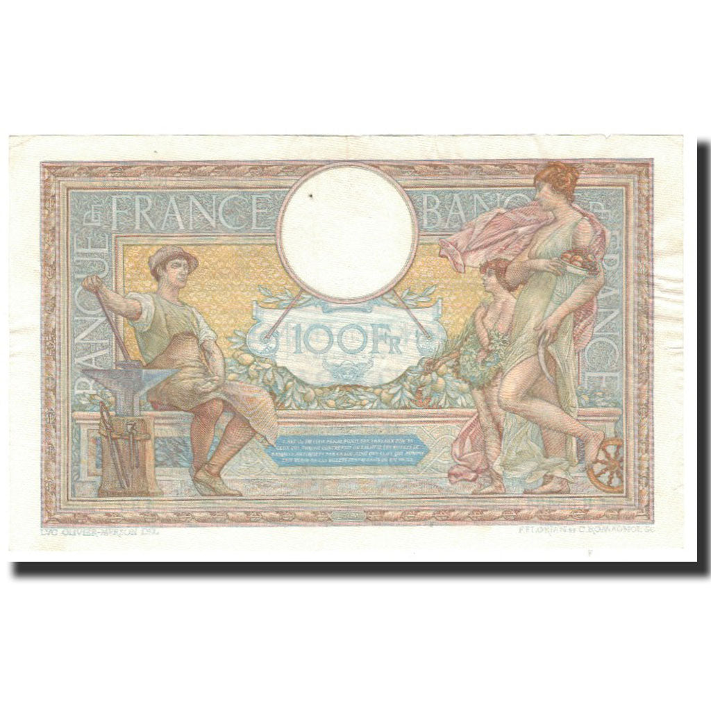 Francia, 100 Francs, 1937-09-09, BB+, Fayette:25.1, KM:78c