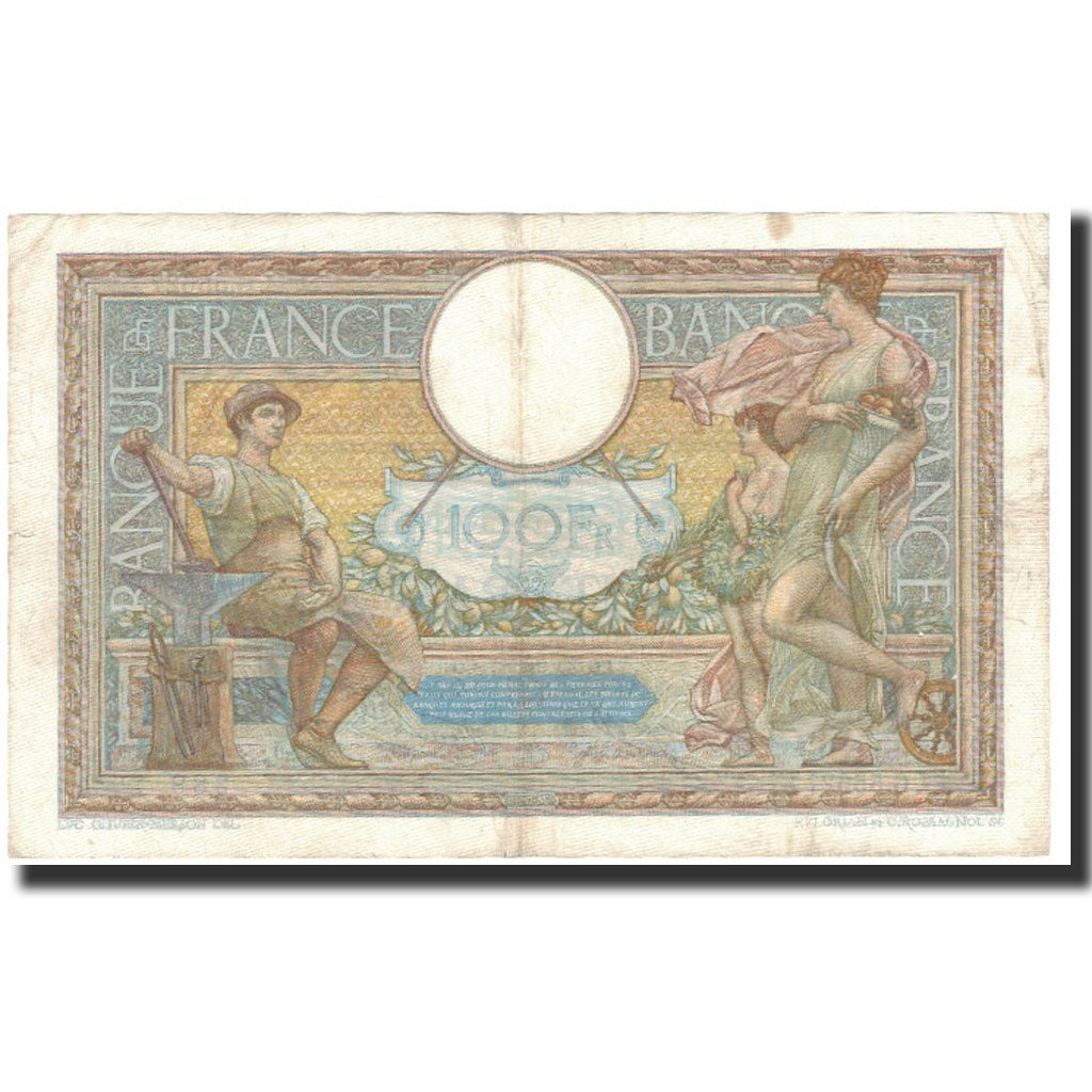 France, 100 Francs, 1937-09-30, EF(40-45), Fayette:25.2, KM:86a