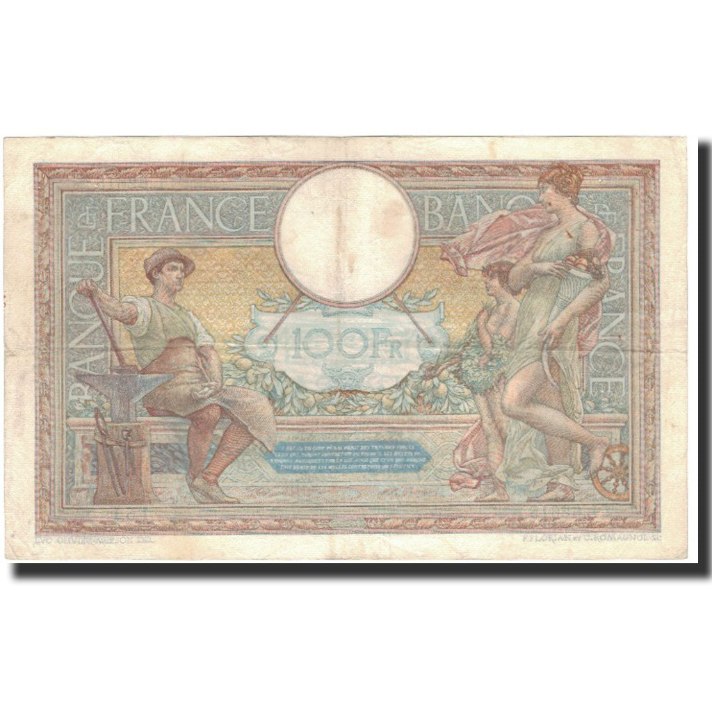 France, 100 Francs, 1938-12-01, EF(40-45), Fayette:25.35, KM:86b