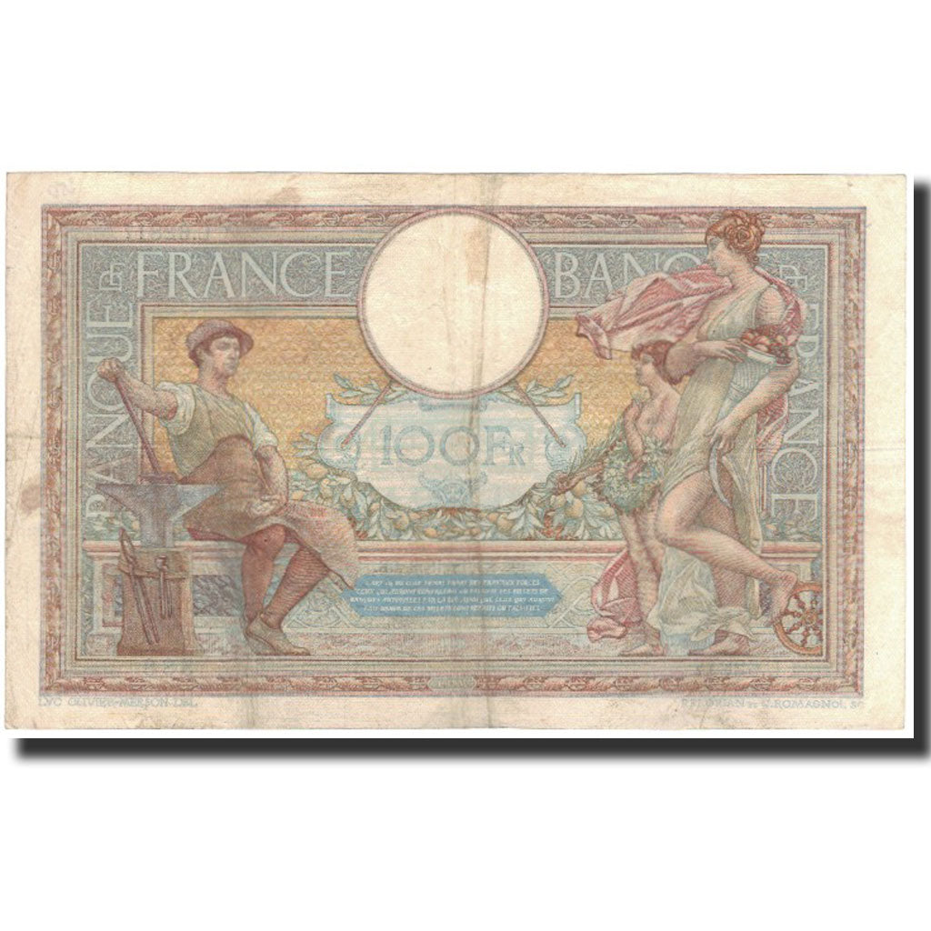 Frankrijk, 100 Francs, 1938-12-29, TTB, Fayette:25.37, KM:86b