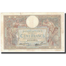 France, 100 Francs, 1938-10-20, VF(30-35), Fayette:25.32, KM:86b