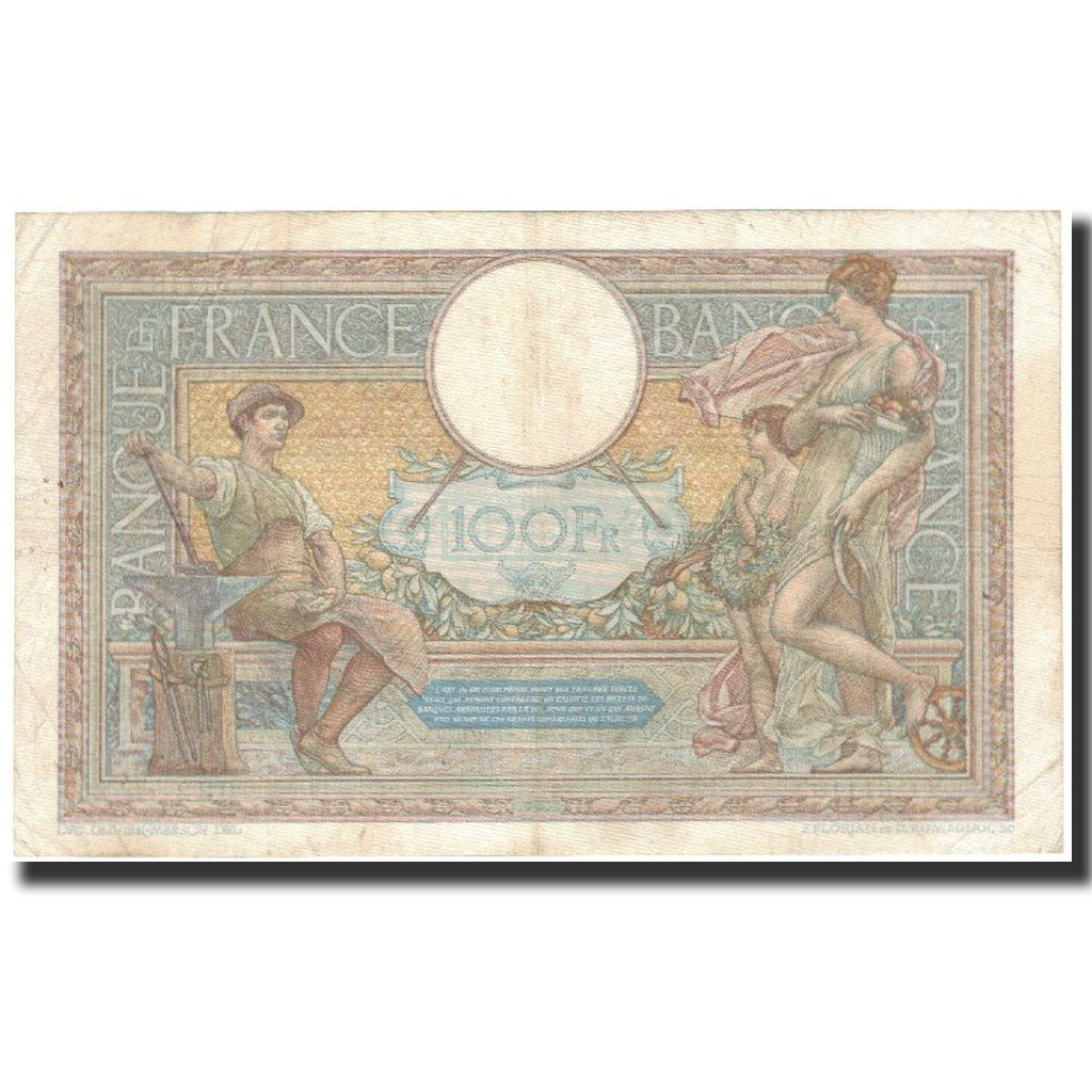 France, 100 Francs, 1938-10-20, VF(30-35), Fayette:25.32, KM:86b