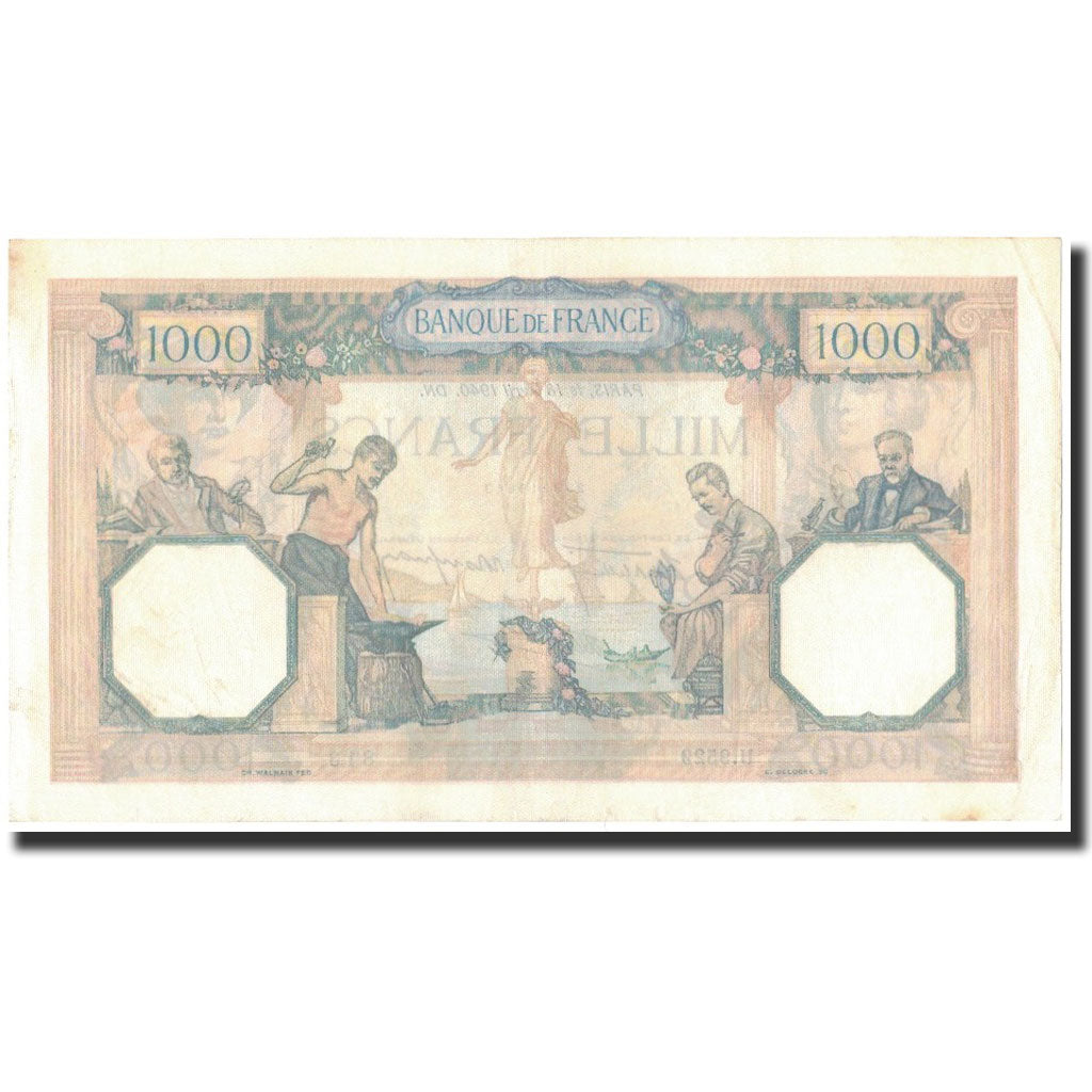 Frankreich, 1000 Francs, 1940-04-18, SS+, Fayette:38.46, KM:90c