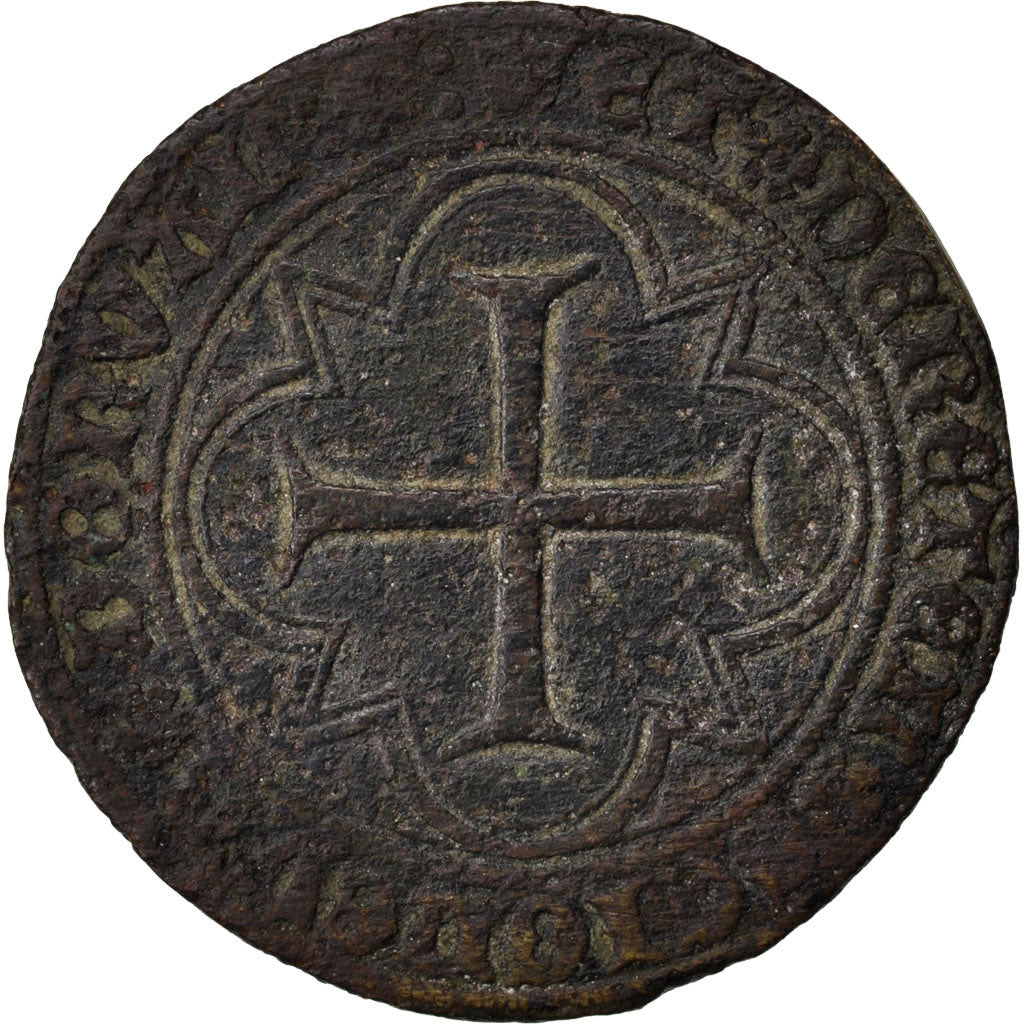France, Royal, Token, VF(20-25), Copper, Feuardent #10396, 3.76