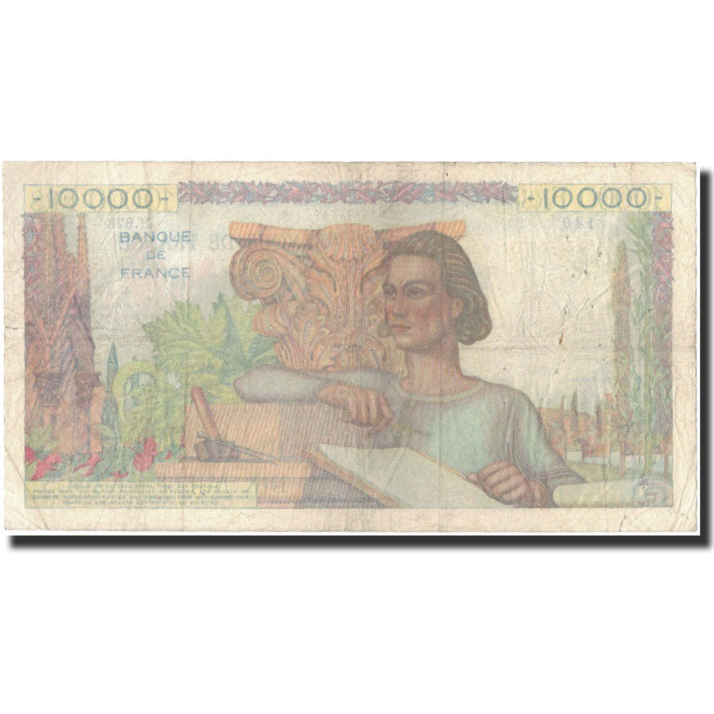 Francia, 10,000 Francs, 1950-11-16, BC+, Fayette:50.41, KM:132c