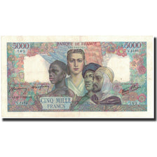France, 5000 Francs, 1947-01-09, AU(55-58), Fayette:47.55, KM:103c