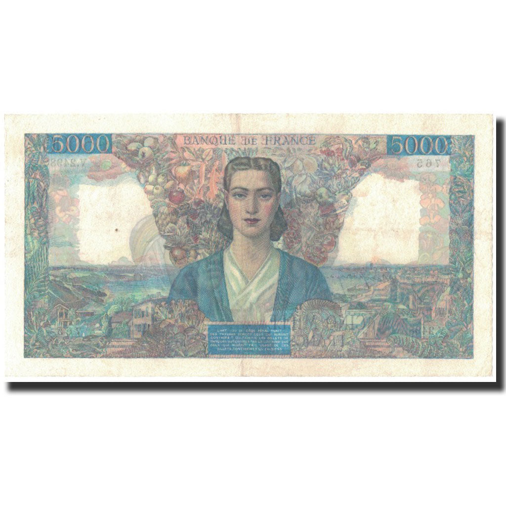 Frankreich, 5000 Francs, 1947-01-09, VZ, Fayette:47.55, KM:103c