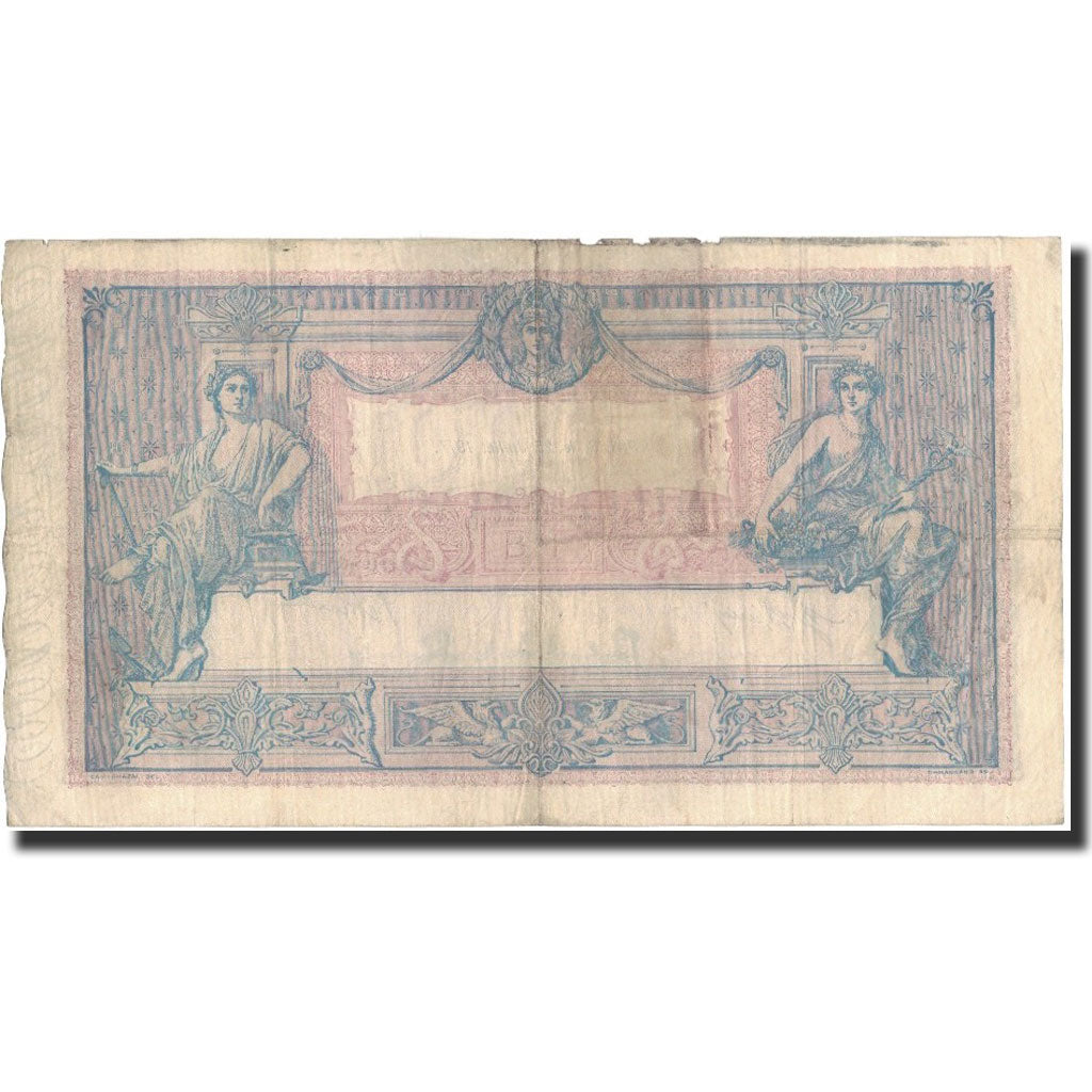 France, 1000 Francs, 1917-07-25, VF(20-25), Fayette:36.31, KM:67g