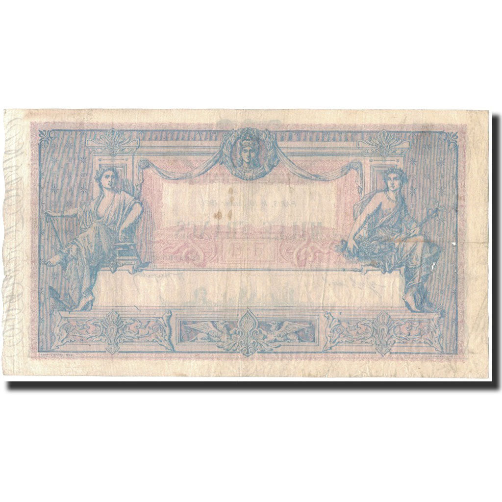 France, 1000 Francs, 1921. 01. 19, VF(30-35), Fayette:36.37, KM:67i