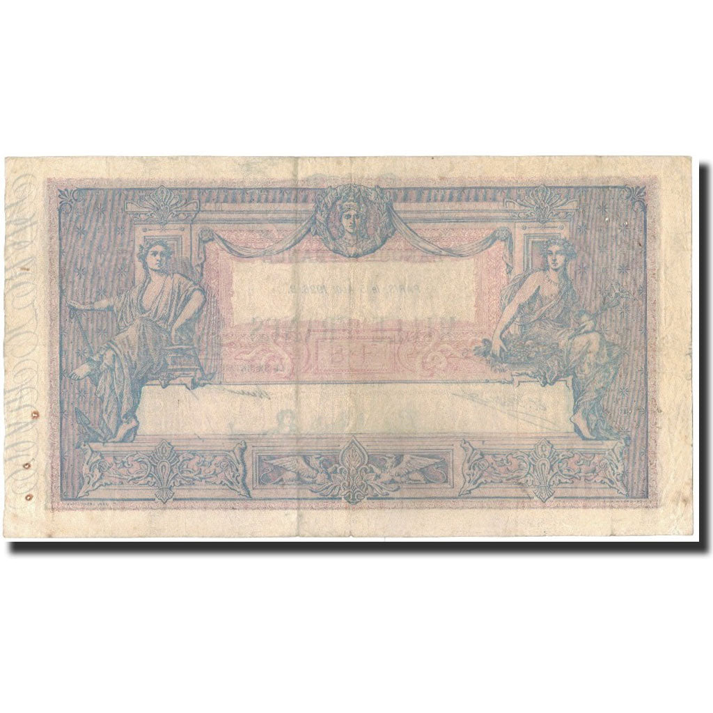 France, 1000 Francs, 1926–08–05, TB+, Fayette:36.42, KM:67k