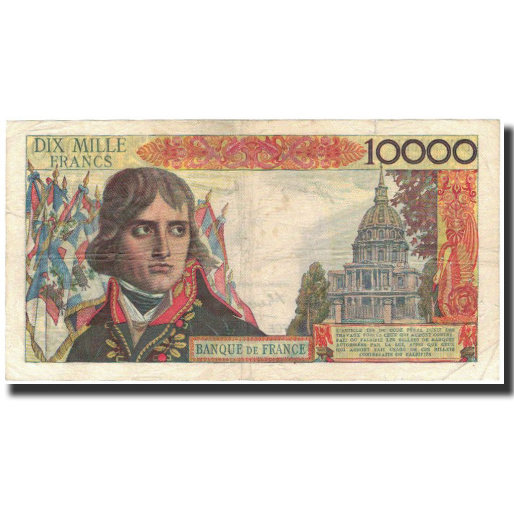 Francia, 10,000 Francs, 1956-09-06, MB+, Fayette:51.4, KM:136a