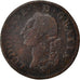 FRANCE, Sol ou sou, Sol, 1783, La Rochelle, KM #578.6, F(12-15), Copper,...