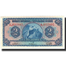 Banknote, Haiti, 2 Gourdes, 1964, KM:186a, UNC(65-70)