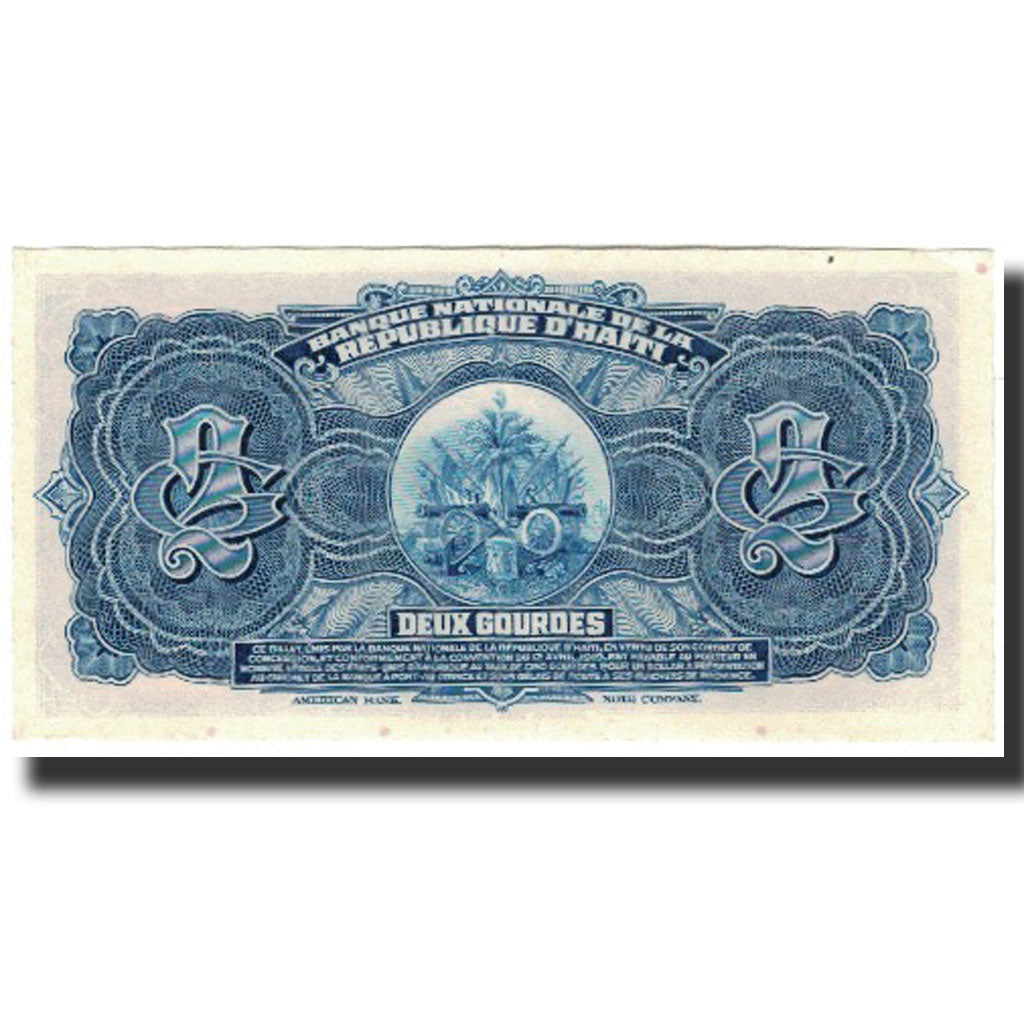 Banknote, Haiti, 2 Gourdes, 1964, KM:186a, UNC(65-70)