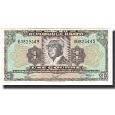 Banknote, Haiti, 1 Gourde, 1968, KM:196a, UNC(65-70)