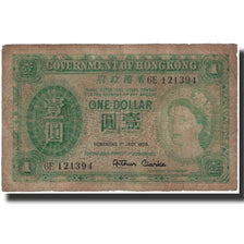 Banknote, Hong Kong, 1 Dollar, 1959-07-01, KM:324Ab, AG(1-3)
