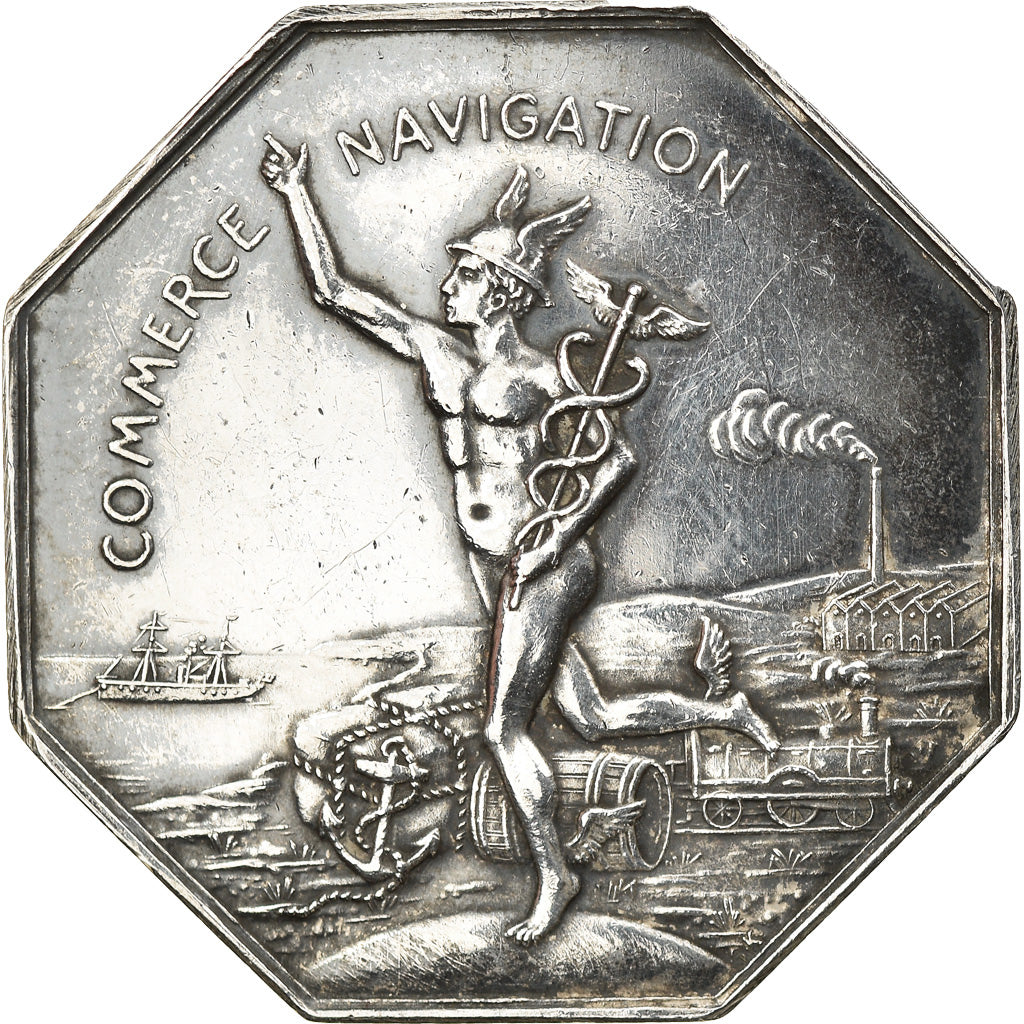 France, Token, Chambre de Commerce de Roanne, AU(55-58), Silver