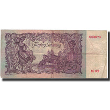 Banknote, Austria, 50 Schilling, 1951-01-02, KM:130, VF(20-25)