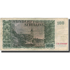 Banknote, Austria, 100 Schilling, 1954-01-02, KM:133a, VF(20-25)