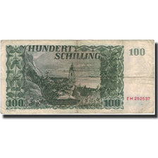 Banknote, Austria, 100 Schilling, 1954-01-02, KM:133a, VF(20-25)