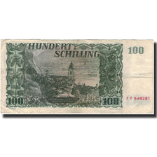 Banknote, Austria, 100 Schilling, 1954-01-02, KM:133a, VF(20-25)