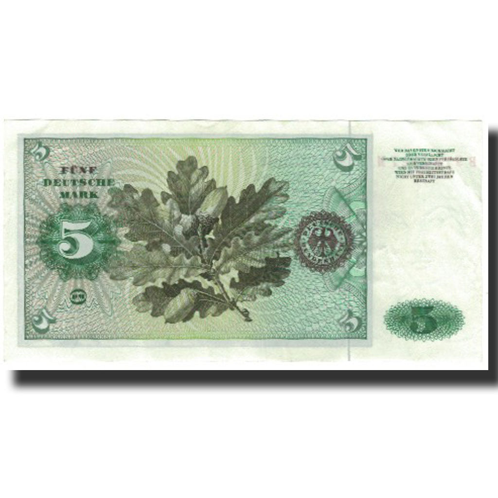 Banknote, GERMANY - FEDERAL REPUBLIC, 5 Deutsche Mark, 1970-01-02, KM:30a