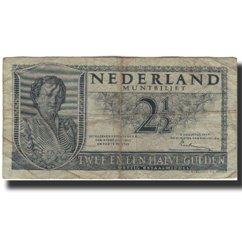 Billet, Pays-Bas, 2 1/2 Gulden, 1949-08-08, KM:73, B