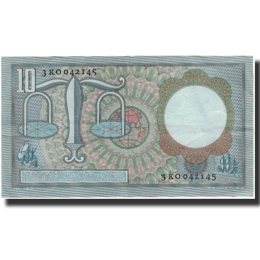 Banknote, Netherlands, 10 Gulden, 1953-03-23, KM:85, AU(55-58)