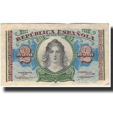 Banknote, Spain, 2 Pesetas, 1938, KM:95, AU(50-53)