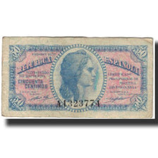 Banconote, Spagna, 50 Centimos, 1937, KM:93, B