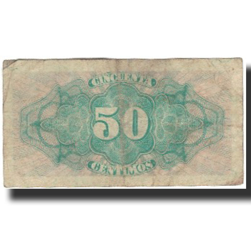 Banconote, Spagna, 50 Centimos, 1937, KM:93, B