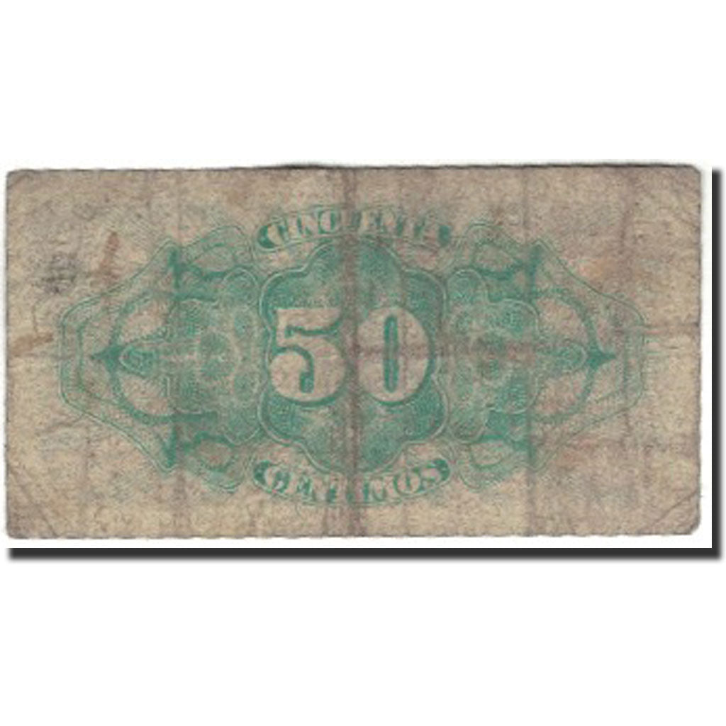 Banknote, Spain, 50 Centimos, 1937, KM:93, AG(1-3)