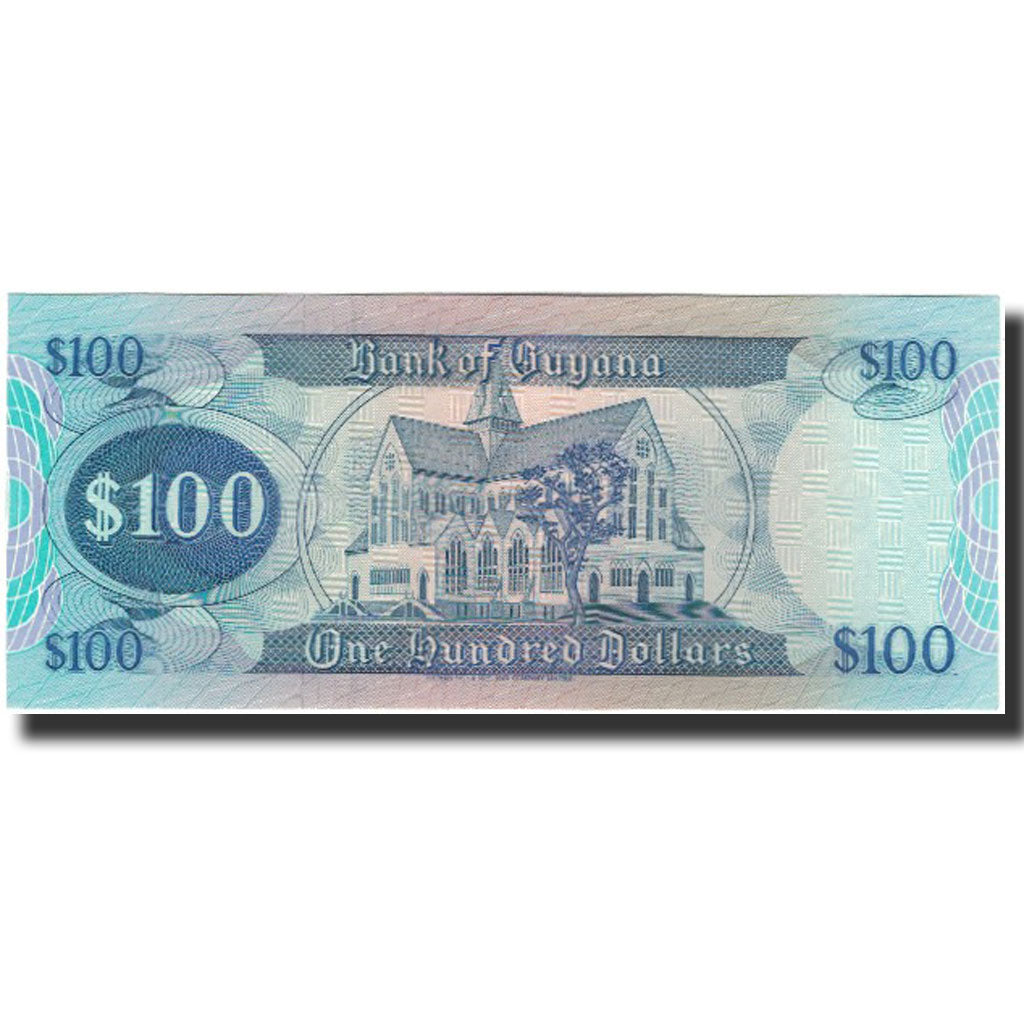 Banknote, Guyana, 100 Dollars, 1989, KM:28, UNC(65-70)