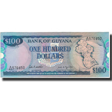 Banknote, Guyana, 100 Dollars, 1989, KM:28, UNC(65-70)
