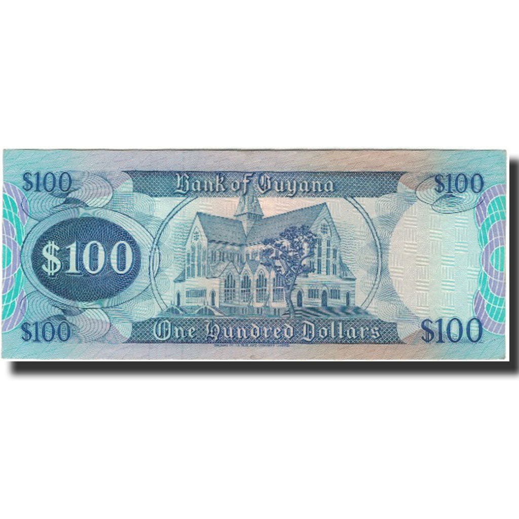 Banknote, Guyana, 100 Dollars, 1989, KM:28, UNC(65-70)