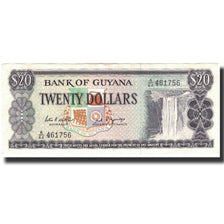 Biljet, Guyana, 20 Dollars, 1989, KM:24d, SPL