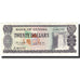 Biljet, Guyana, 20 Dollars, 1989, KM:24d, SPL