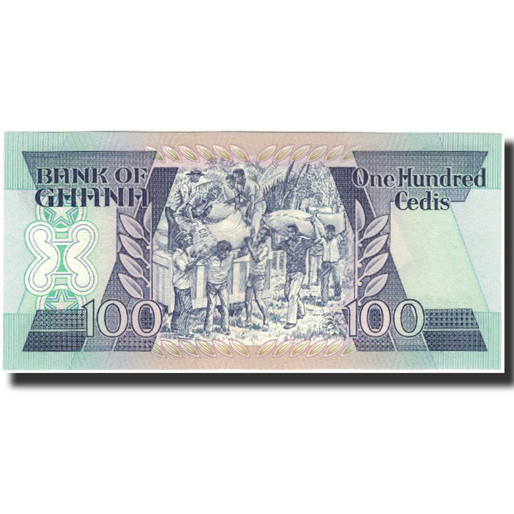 Banknote, Ghana, 100 Cedis, 1986-07-15, KM:26a, UNC(65-70)