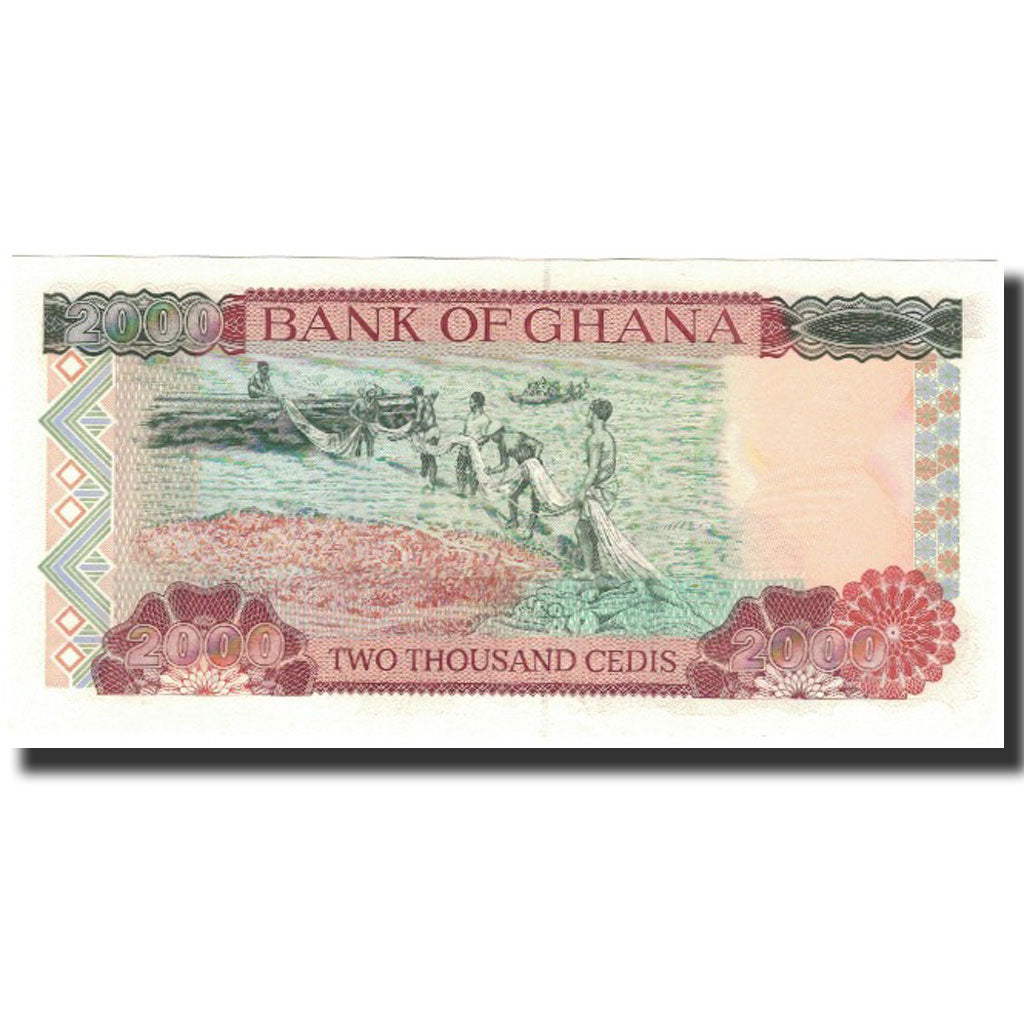 Billet, Ghana, 2000 Cedis, 1995-01-06, KM:30b, NEUF