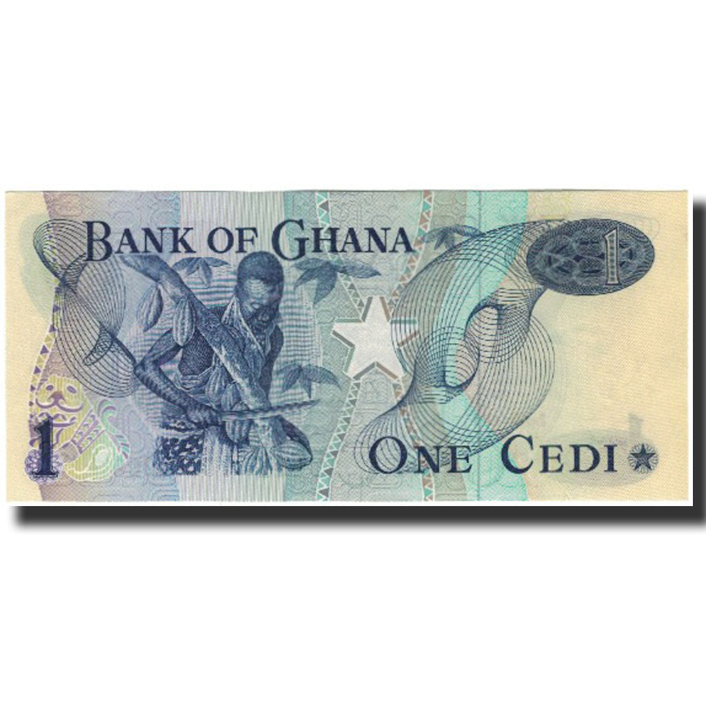Billet, Ghana, 1 Cedi, 1976-01-02, KM:13c, NEUF